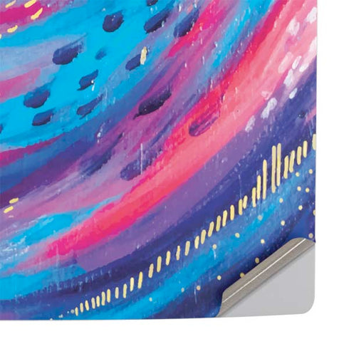 Etta Vee Rainbow Wave Brush Stroke PS5 Console Skin