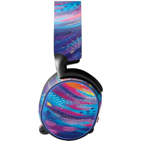Etta Vee Rainbow Wave Brush Stroke SteelSeries Arctis 5 Skin