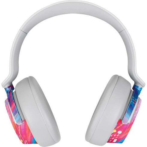Etta Vee Rainbow Wave Brush Stroke Surface Headphones Skin