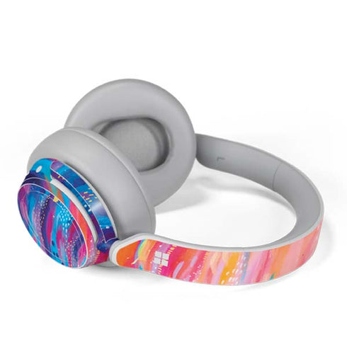 Etta Vee Rainbow Wave Brush Stroke Surface Headphones Skin