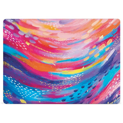 Etta Vee Rainbow Wave Brush Stroke Surface Laptop 3 13.5in Skin