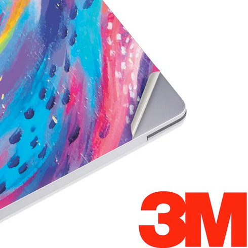Etta Vee Rainbow Wave Brush Stroke Surface Laptop 3 13.5in Skin