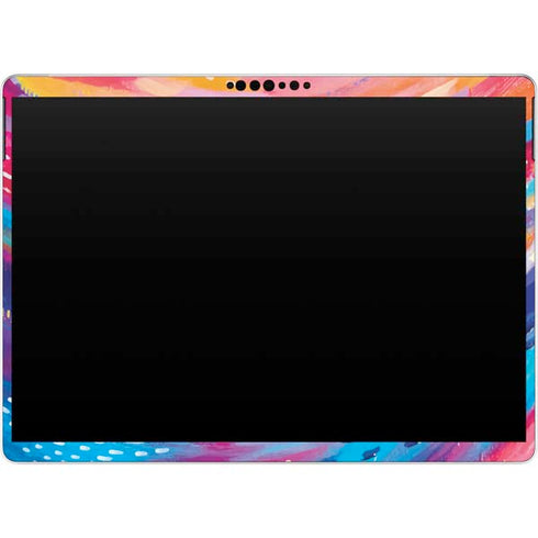 Etta Vee Rainbow Wave Brush Stroke Surface Pro 8 Skin