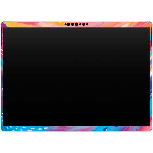 Etta Vee Rainbow Wave Brush Stroke Surface Pro 9 Skin