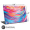 Etta Vee Rainbow Wave Brush Stroke Universal Laptop 11in (8.8 x 6.2in) Skin