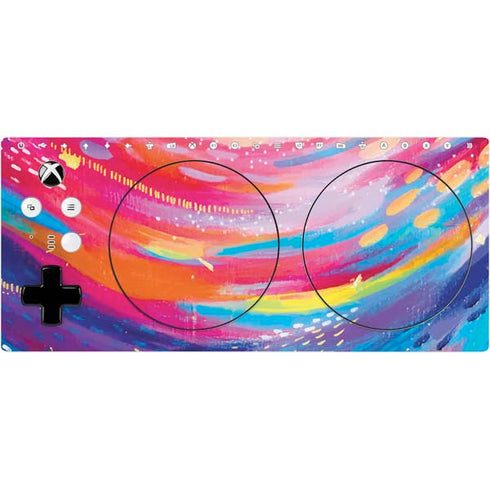 Etta Vee Rainbow Wave Brush Stroke Xbox Adaptive Controller Skin