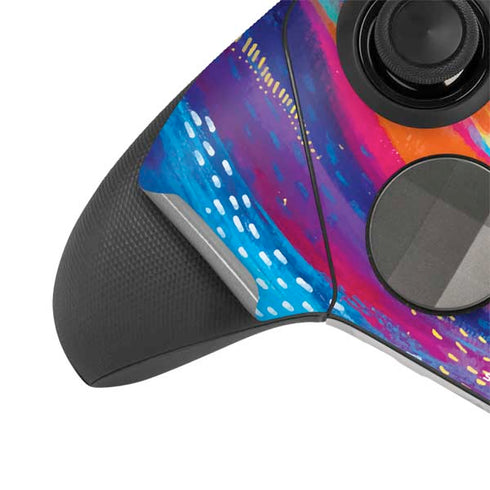 Etta Vee Rainbow Wave Brush Stroke Xbox Elite Wireless Controller Series 2 Skin