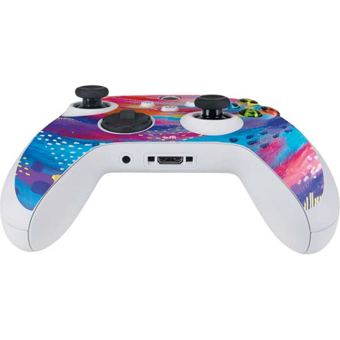 Etta Vee Rainbow Wave Brush Stroke Xbox Series S Controller Skin