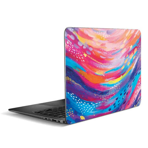Etta Vee Rainbow Wave Brush Stroke Zenbook UX305FA 13.3in Skin