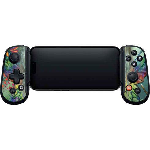 Rainbow Winged Yoga Fairy by Jasmine Becket-Griffith Backbone One for iPhone Game Controller Skin