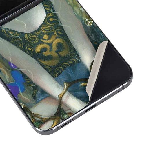 Rainbow Winged Yoga Fairy by Jasmine Becket-Griffith Galaxy Z Flip5 5G Skin