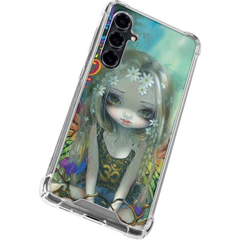 Rainbow Winged Yoga Fairy by Jasmine Becket-Griffith Galaxy S23 FE Clear Case
