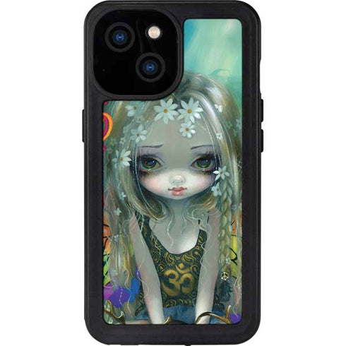 Rainbow Winged Yoga Fairy by Jasmine Becket-Griffith iPhone 15 Waterproof Case