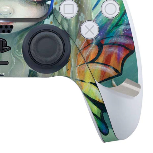 Rainbow Winged Yoga Fairy by Jasmine Becket-Griffith PS5 Slim Digital Edition Bundle Skin