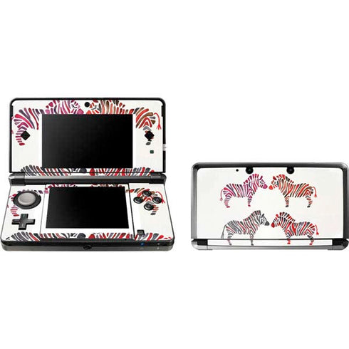 Cat Coq Rainbow Zebras 3DS (2011) Skin