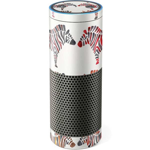 Cat Coq Rainbow Zebras Amazon Echo Skin