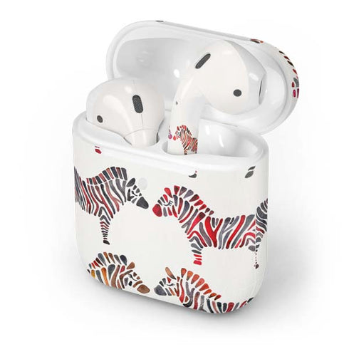 Cat Coq Rainbow Zebras Apple AirPods 2 Skin