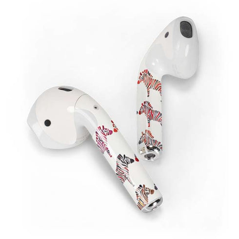 Cat Coq Rainbow Zebras Apple AirPods Skin