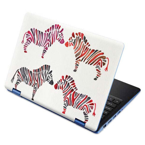 Cat Coq Rainbow Zebras Aspire R11 11.6in Skin