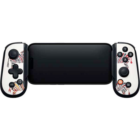 Rainbow Zebras by Cat Coq Backbone One for iPhone Game Controller Skin