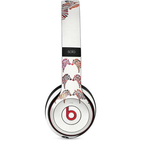 Cat Coq Rainbow Zebras Beats Solo 2 Wireless Skin
