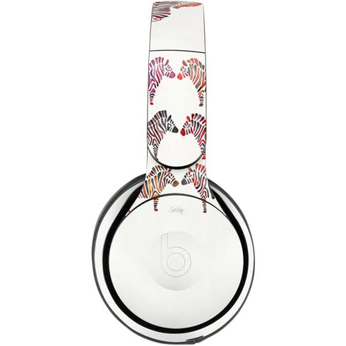 Cat Coq Rainbow Zebras Beats Solo Pro Skin