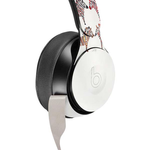 Cat Coq Rainbow Zebras Beats Solo Pro Skin