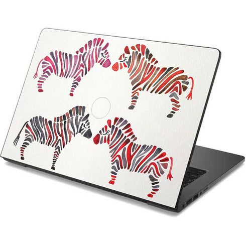 Cat Coq Rainbow Zebras Dell Chromebook Skin