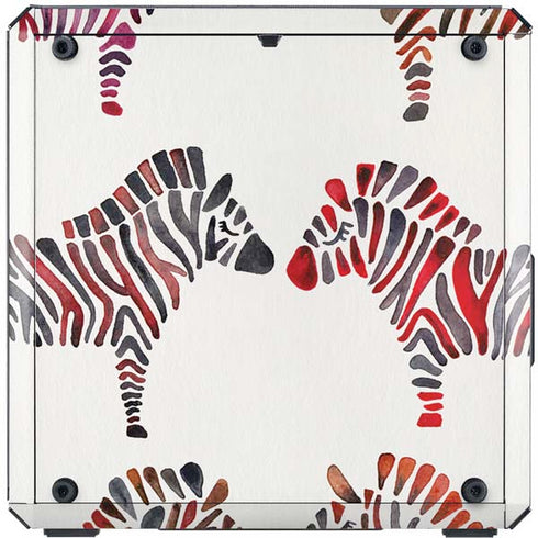 Cat Coq Rainbow Zebras Cooler Master MasterBox Q300L Mini Tower Skin