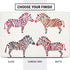 Cat Coq Rainbow Zebras Dell Vostro Skin