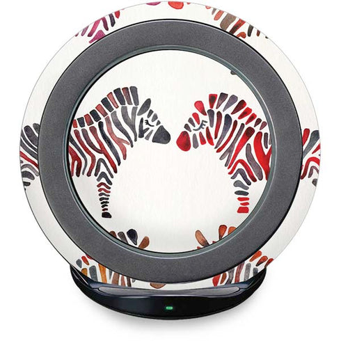 Cat Coq Rainbow Zebras Fast Charge Wireless Charging Stand Skin