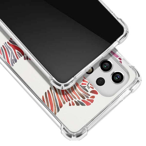 Cat Coq Rainbow Zebras Galaxy A53 5G Clear Case