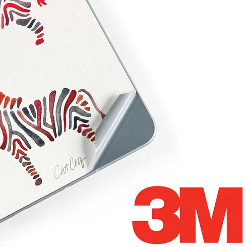 Cat Coq Rainbow Zebras Galaxy Book 12in Skin