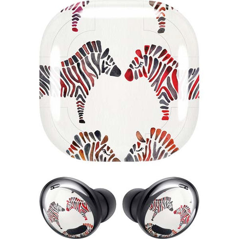 Cat Coq Rainbow Zebras Galaxy Buds Pro Skin