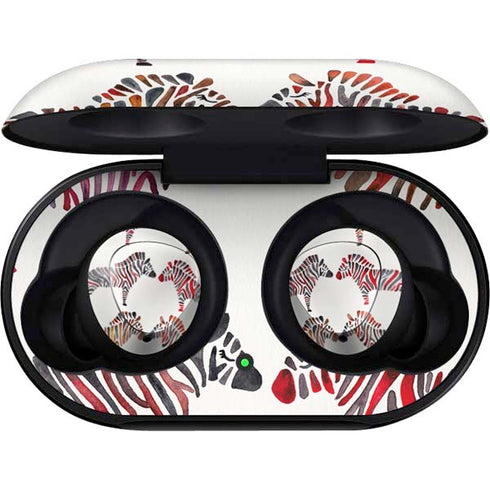 Cat Coq Rainbow Zebras Galaxy Buds Skin