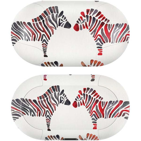 Cat Coq Rainbow Zebras Galaxy Buds Skin