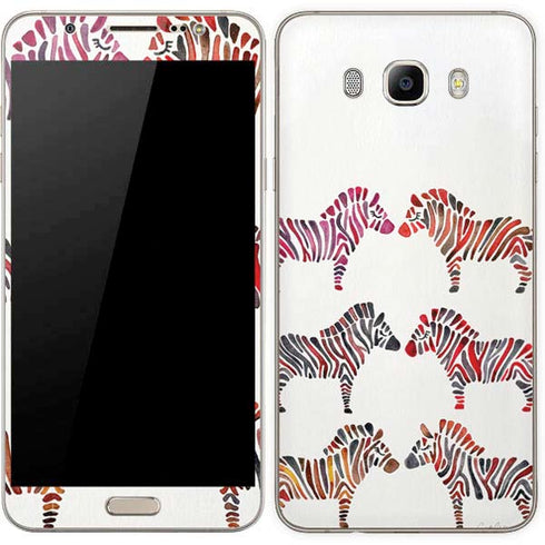 Cat Coq Rainbow Zebras Galaxy J7 Skin