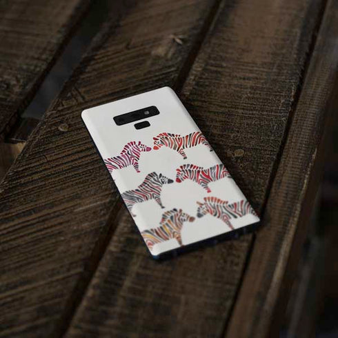 Cat Coq Rainbow Zebras Galaxy Note 9 Skin
