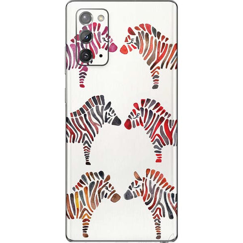Cat Coq Rainbow Zebras Galaxy Note20 5G Skin