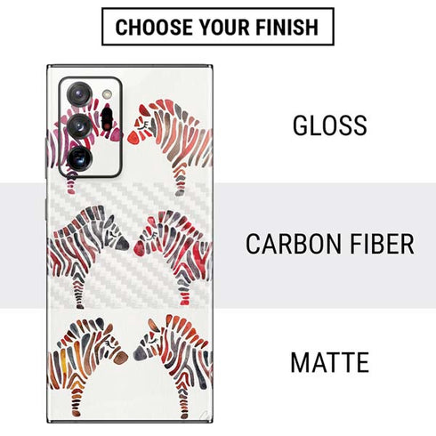 Cat Coq Rainbow Zebras Galaxy Note20 Ultra 5G Skin