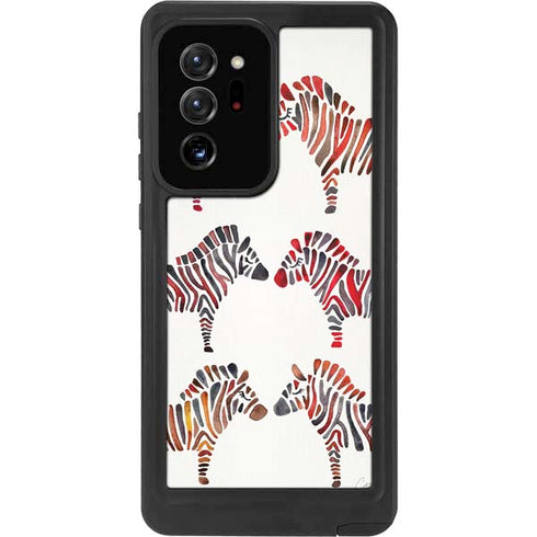 Cat Coq Rainbow Zebras Galaxy Note20 Ultra 5G Waterproof Case