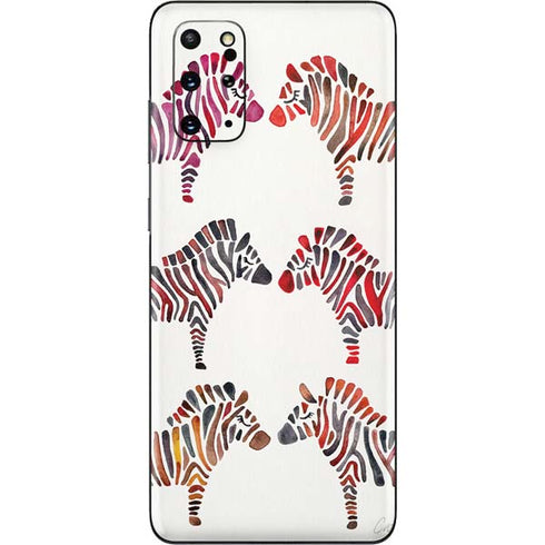 Cat Coq Rainbow Zebras Galaxy S20 Plus Skin
