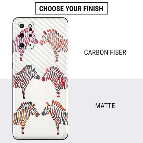 Cat Coq Rainbow Zebras Galaxy S20 Plus Skin