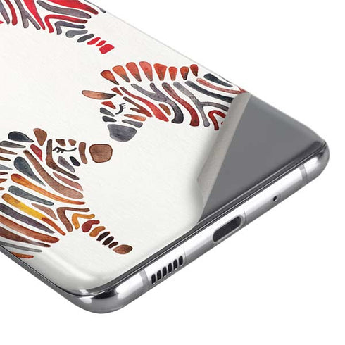 Cat Coq Rainbow Zebras Galaxy S20 Skin