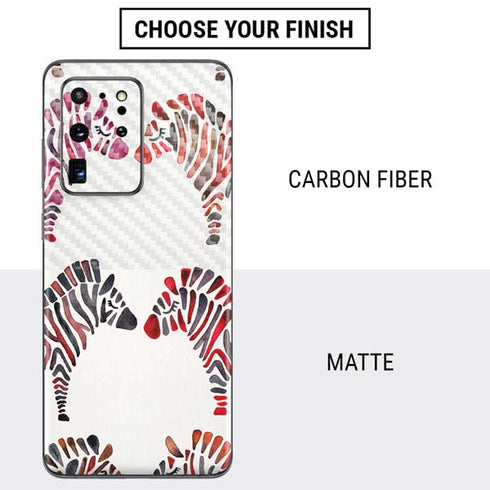 Cat Coq Rainbow Zebras Galaxy S20 Ultra 5G Skin