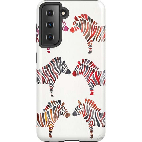 Cat Coq Rainbow Zebras Galaxy S21 5G Pro Case