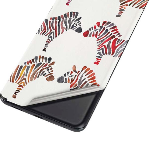 Cat Coq Rainbow Zebras Galaxy S21 5G Skin