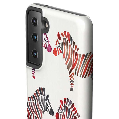 Cat Coq Rainbow Zebras Galaxy S21 FE Pro Case