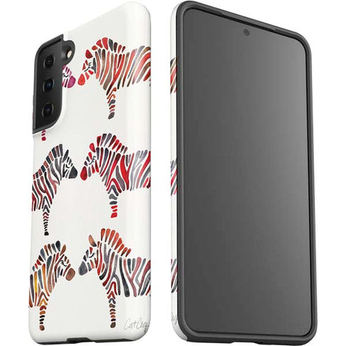 Cat Coq Rainbow Zebras Galaxy S21 FE Pro Case