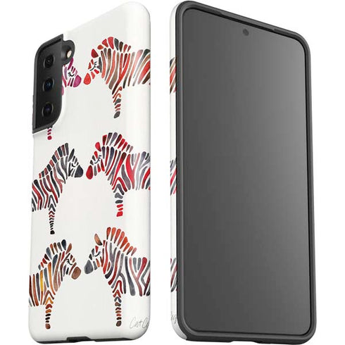 Cat Coq Rainbow Zebras Galaxy S21 Plus 5G Pro Case